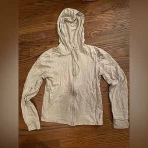 Jcrew lightweight zip up hoodie, size M